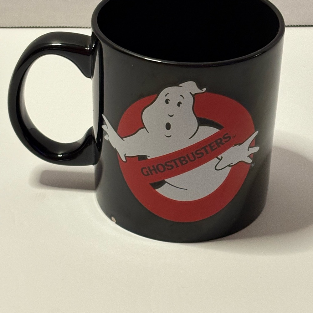 Ghostbusters Coffee Mug Cup Just Funky 2017 Black Red White Jumbo